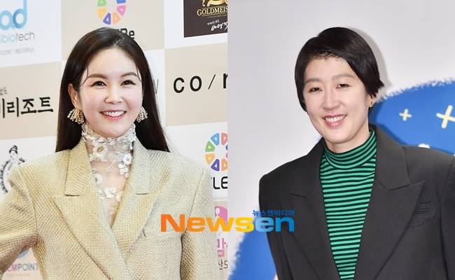 왼쪽부터 장영란 홍진경
