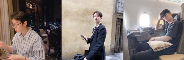 차은우가 댄디한 매력을 자랑했다. 차은우 SNS 제공