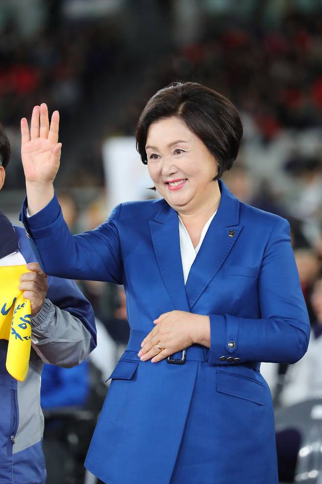 문재인 대통령 부인 김정숙 여사. (사진=연합뉴스)