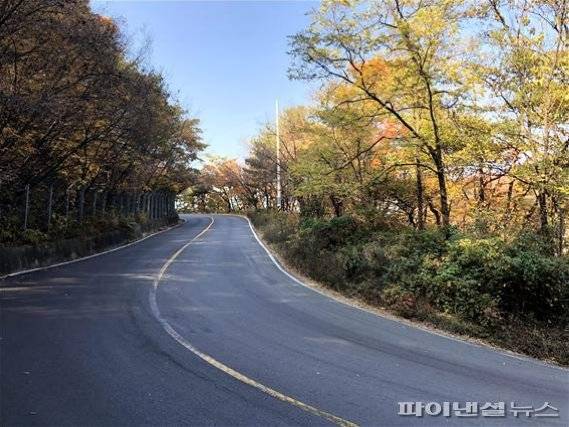 경기도 소유권 확보 지방도 367호선 현장. 사진제공=경기북부청