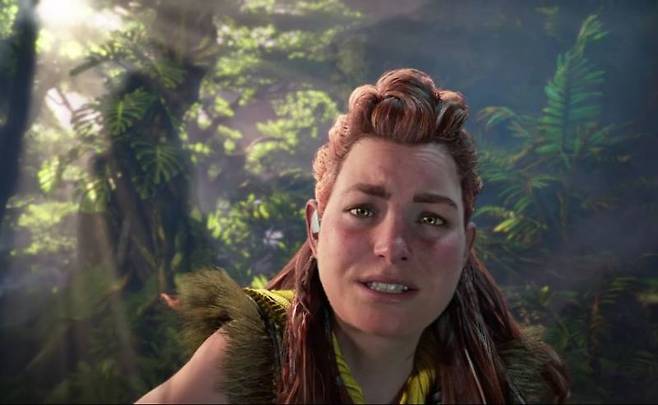 호라이즌 포비든 웨스트 주인공 에일로이_출처 소니공식 유튜브