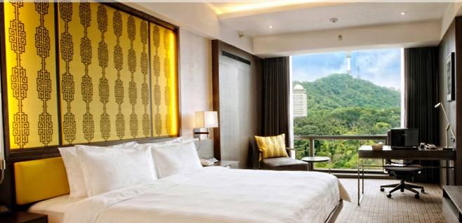 밀레니엄힐튼 호텔 객실 모습 [사진 출처 = 밀레니엄힐튼 호텔]