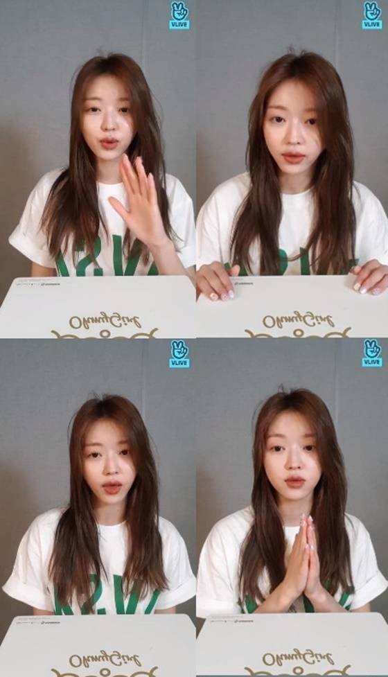 /사진=오마이걸 브이 라이브 캡처