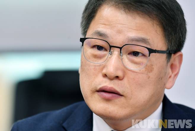 이종성 국민의힘 의원이 서울 여의도 국회에서 열린 쿠키뉴스와 인터뷰에서 질문에 답하고 있다. 박효상 기자