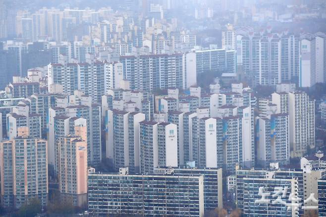 오등봉공원과 중부근린공원에 대규모 아파트가 건설된다. 박종민 기자