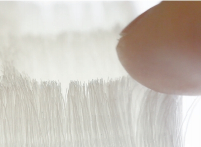 메사추세츠공대(MIT) 미디어랩 연구팀이 2016년 3D 프린팅 기술로 모피의 질감을 구현했다. 촘촘히 인쇄된 털이 부드러운 촉감을 만든다. M IT미디어랩 제공