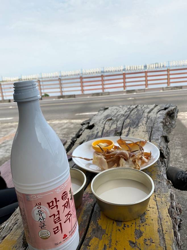 제주도 올레 1코스에 있는 목화휴게소. 이 날은 내 용돈으로 샀다. 사진 김다현