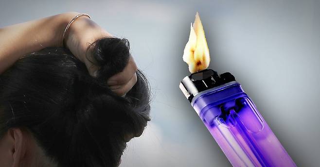 화가 난 아내가 잠든 남편의 머리에 라이터로 불을 붙여 중상을 입히는 일이 발생했다. 중앙포토·연합뉴스
