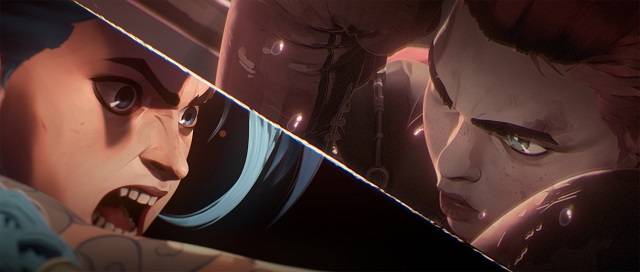 '아케인'은 리그오브레전드 세계관 기반 TV애니메이션이다. 사진은 이 애니메이션의 스틸 컷 /라이엇게임즈 제공