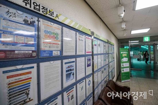 신종 코로나바이러스 감염증 사태가 장기화에 따른 구직난이 이어지고 있는 지난해 9월 서울 한 대학 취업게시판에 취업정보가 게시된 모습./강진형 기자aymsdream@