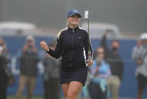 2021년 미국여자프로골프(LPGA) 투어 메디힐 챔피언십에서 첫 우승을 차지한 마틸다 카스트렌. 사진제공=Getty Images