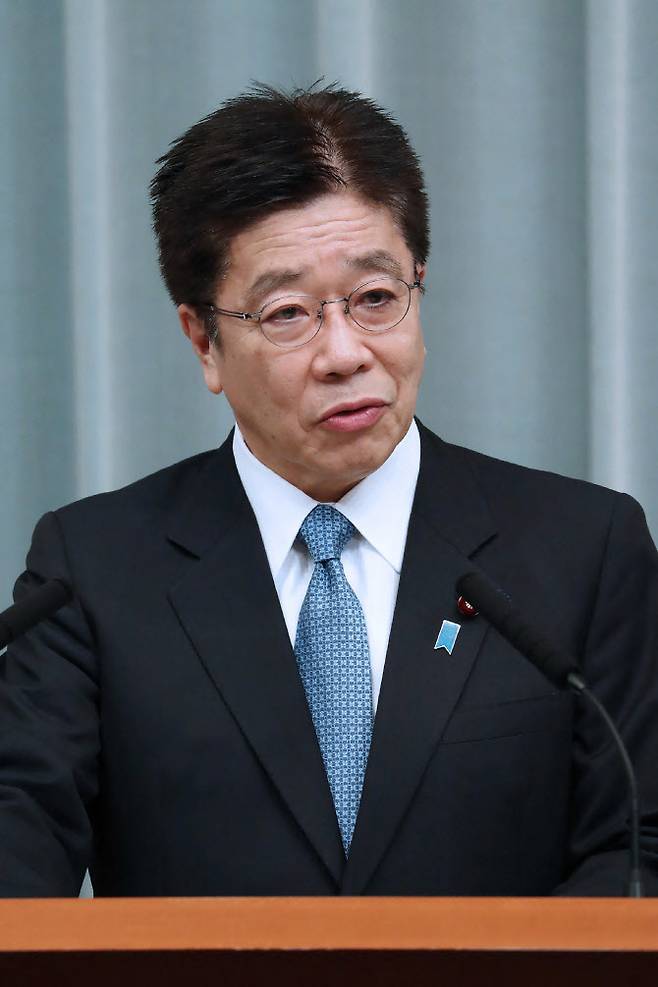 가토 가쓰노부 관방장관 (사진=AFP)