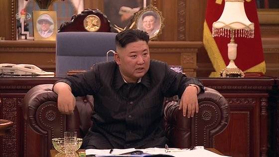 북한 김정은 노동당 총비서가 지난 7일 당 중앙위원회와 도당위원회 책임간부 협의회를 소집했다고 조선중앙TV가 8일 보도했다. 연합뉴스, 조선중앙TV 화면 캡처