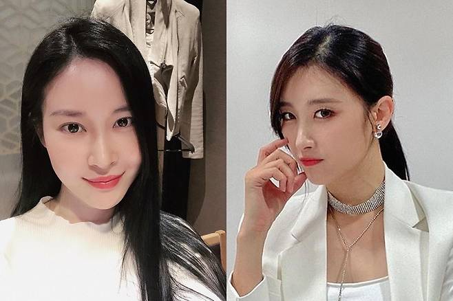 ▲ 이샘(왼쪽)과 문현아. 출처ㅣ이샘, 문현아 SNS