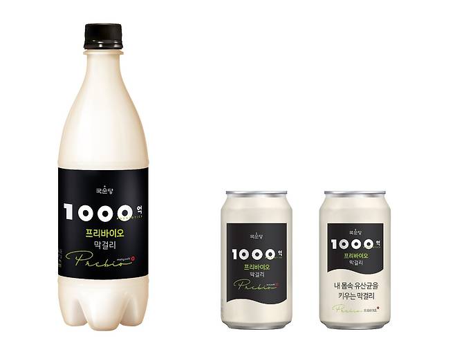 국순당 '1000억프리바이오막걸리' 패트·캔 (국순당 제공)(사진은 기사 내용과 무관함) / 뉴스1 © News1© 뉴스1