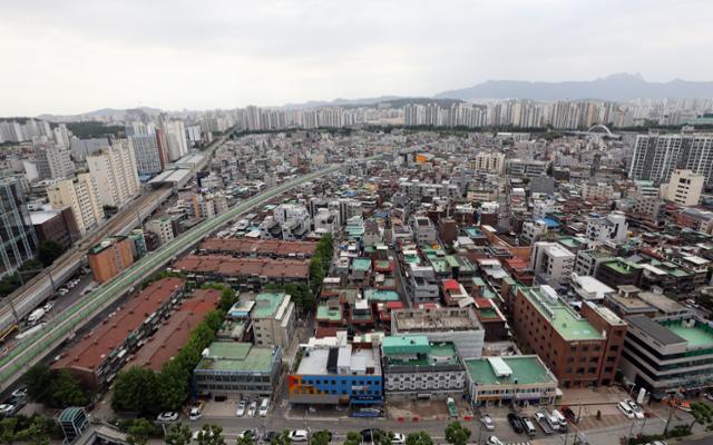 서울 중랑역 인근 도심 공공주택 복합사업 후보지. 뉴스1