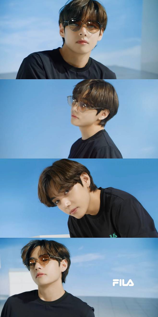 방탄소년단 뷔, 청춘 영화 같은 환상 비주얼..'광고 천재 김태형'