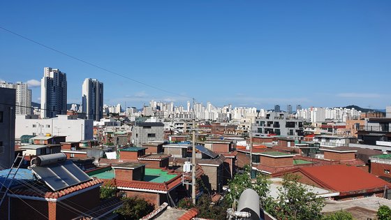 공공재개발 후보지로 선정된 서울 성북구 장위 9구역의 모습. 한은화 기자