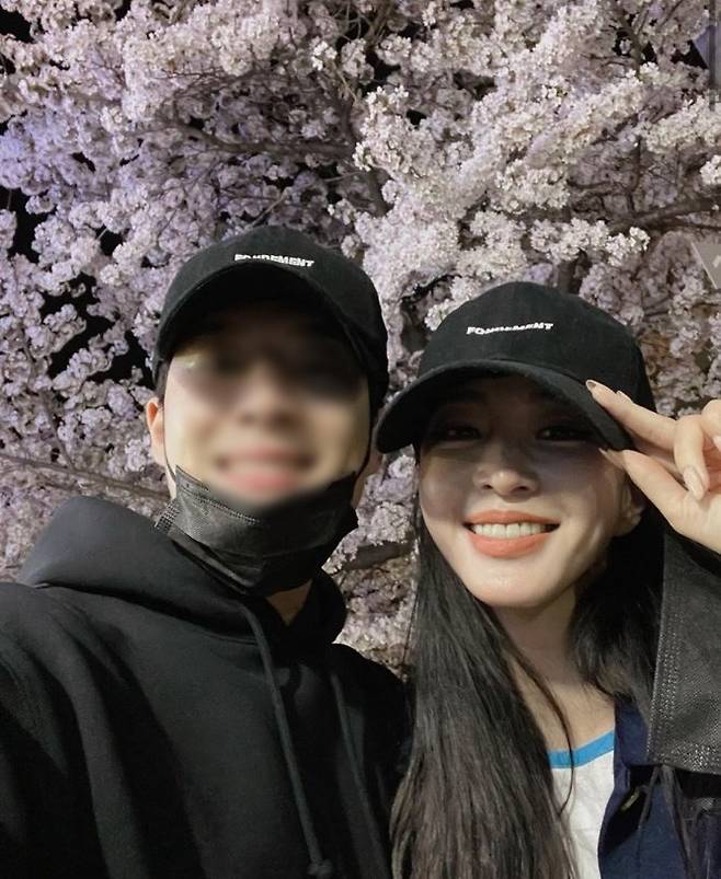 배우 한예슬과 남자친구 류성재씨 /사진=배우 한예슬 인스타그램