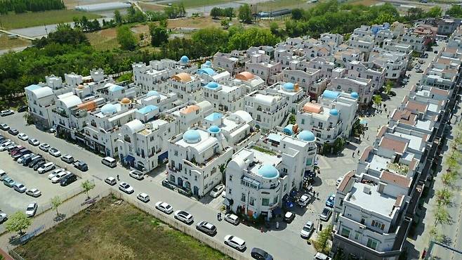 아산 지중해마을 전경 [지중해마을 운영회 제공. 재판매 및 DB 금지]