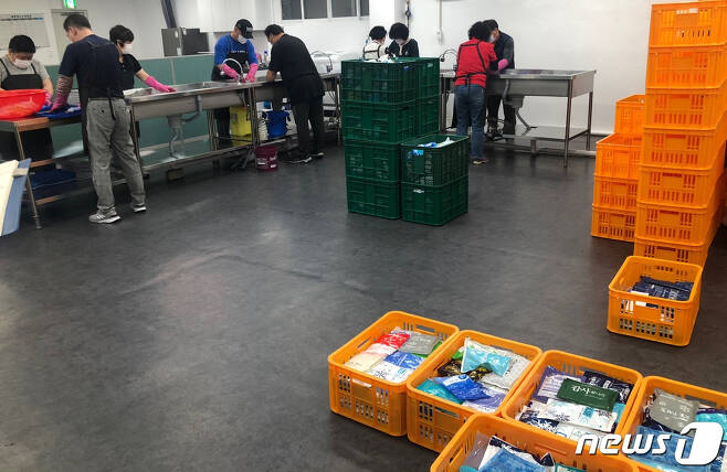 울산 남구 아이스팩 재활용 사업단.(울산 남구 제공) © 뉴스1