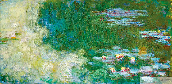 클로드 모네, ‘수련이 있는 연못(Le Bassin Aux Nympheas)’, 1919~20. 故 이건희 회장이 소유했던 작품 중 하나.