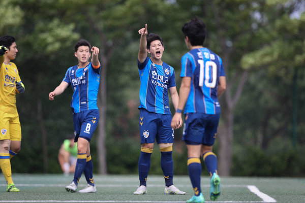 남부권역(B조) 1위를 차지한 울산 U18(울산현대고). 한국프로축구연맹