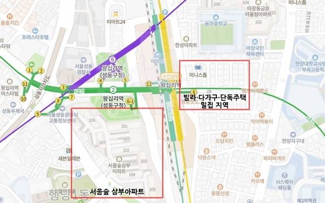 삼부아파트와 마조로9길 위치 /사진=네이버 지도