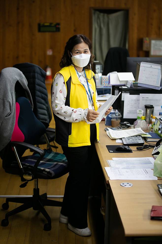 코로나19 예방접종센터 상록 운영팀 손혜선 팀장. ⓒ시사IN 이명익