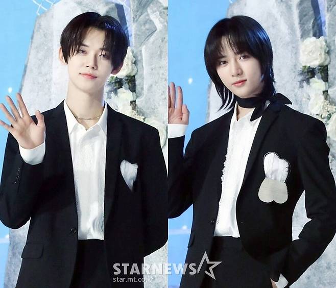 그룹 투모로우바이투게더 멤버 연준, 범규가 '놀라운 토요일'에 출연한다. /사진=스타뉴스