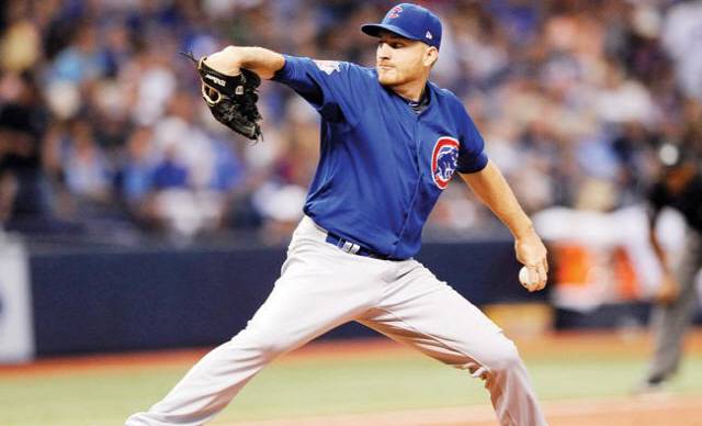 시카고 컵스 시절 몽고메리. AP연합뉴스