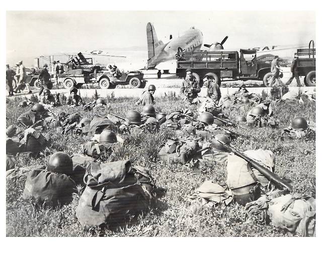 한국전쟁 당시 스미스부대의 모습. 오산 죽미령 평화공원 제공