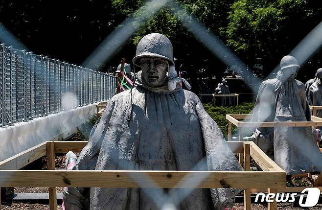 미국 국방부가 한국전쟁 71주년을 맞이해 한국은 소중한 동맹국이라고 평가했다. © 로이터=뉴스1 © News1 정윤영 기자