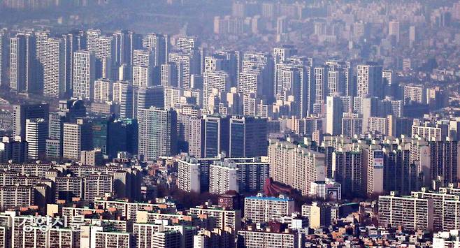 강남, 송파 일대의 아파트 단지. 김기남 기자