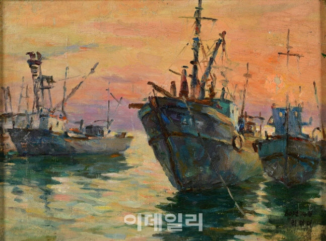 삼성그룹이 지난 4월 대구미술관에 기증한 이쾌대의 ‘항구’(1960),캔버스에 유채,33.5×44.5cm(사진=대구미술관).