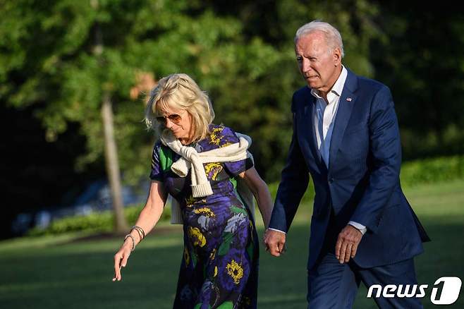 조 바이든 미국 대통령과 부인 질 바이든 여사. © AFP=뉴스1 © News1 우동명 기자