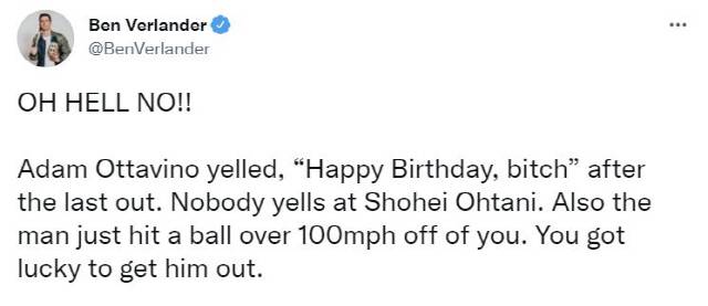 사진=벤 벌랜더 SNS