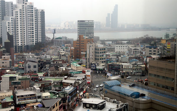 공공재개발 최대어로 꼽히는 서울 동작구 흑석2구역 전경. [매경DB]