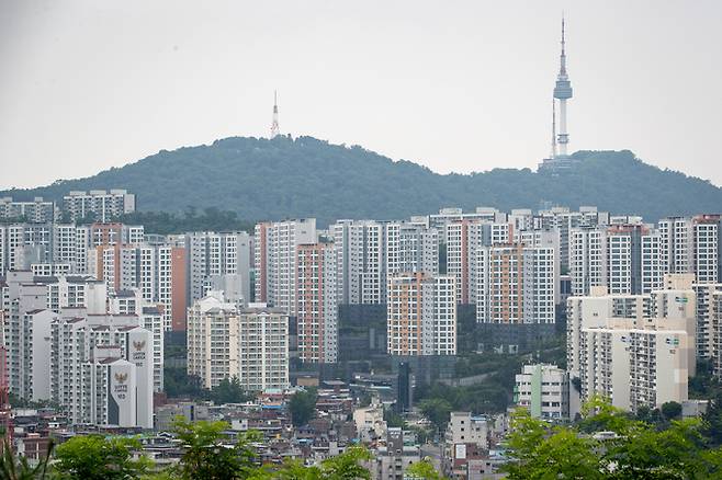 서울시내 아파트 단지 모습. 뉴스1