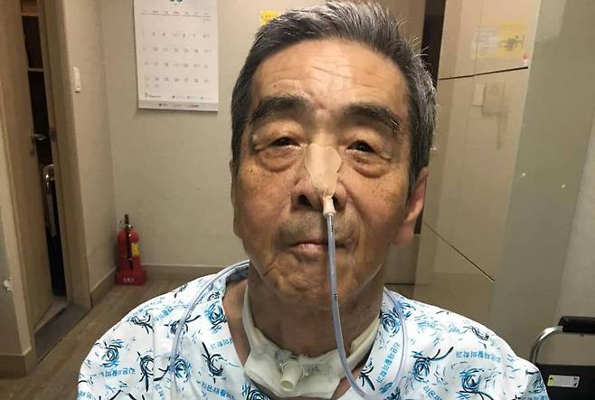 회복세 보이는 소설가 이외수 [이외수 SNS 캡처. 재판매 및 DB 금지]