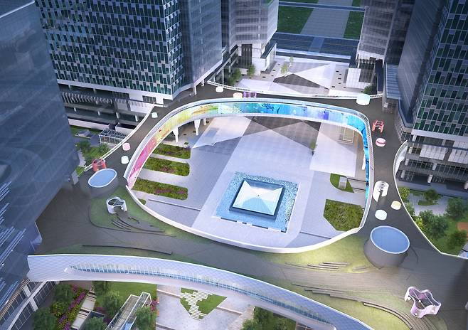 알파돔시티 조감도.(제공=알파돔시티 자산관리)© 뉴스1