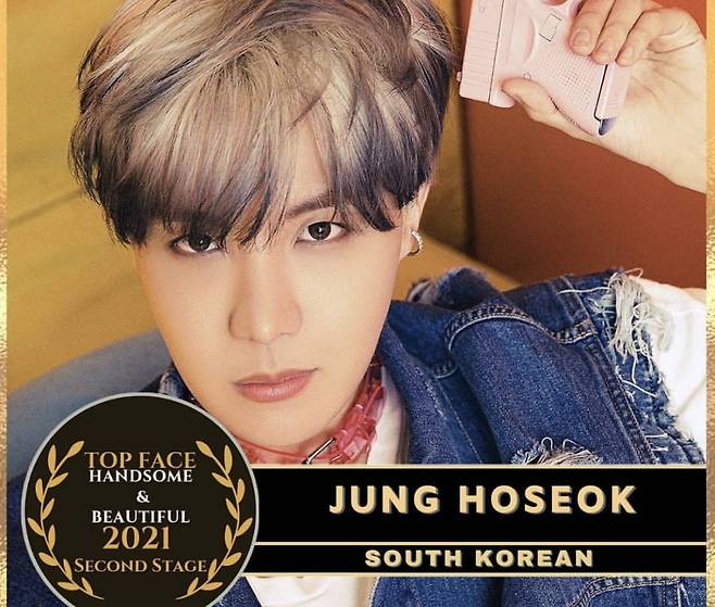 'SUNSHINE' 방탄소년단 제이홉, 'TOP FACE HANDSOME AND BEAUTIFUL 2021' 2단계 1위