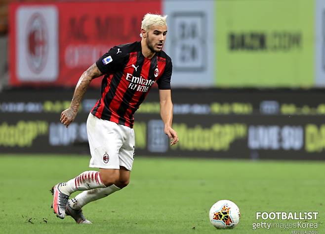 테오 에르난데스(AC밀란). 게티이미지코리아