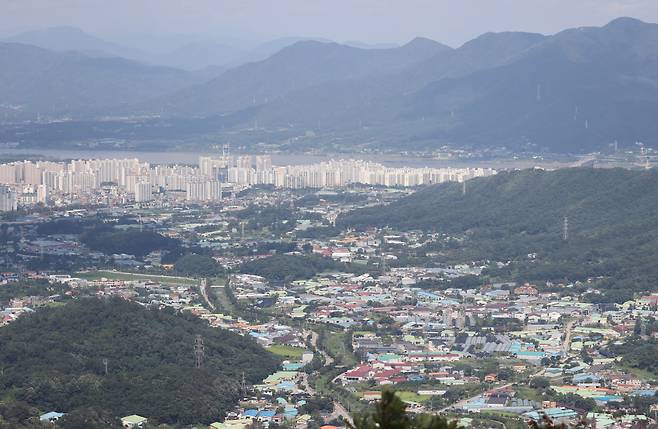 3기 신도시인 경기 하남시 교산지구 일대 모습. [연합]