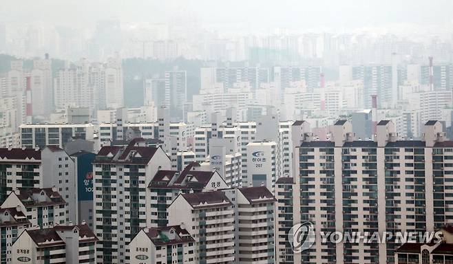 서울 노원구·도봉구 일대 아파트 단지 모습 [연합뉴스 자료사진]