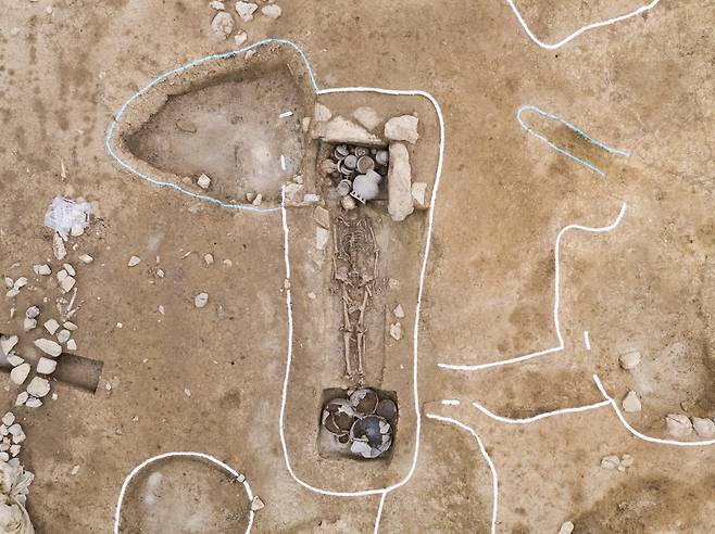 고대 최장신 피장자 발굴지 전경