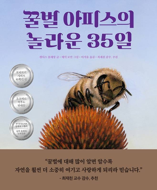 ‘꿀벌 아피스의 놀라운 35일’ 책표지교보문고 제공