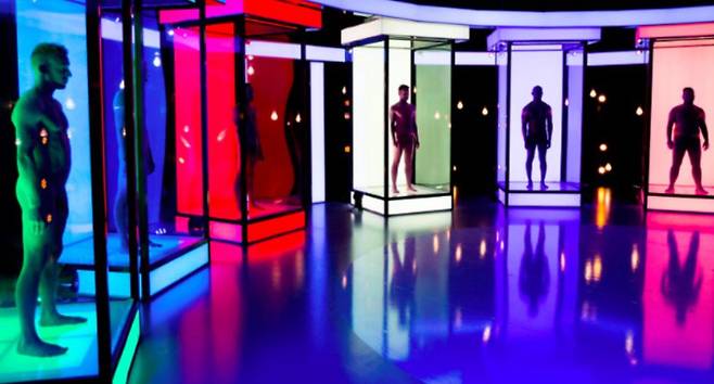 네이키드 어트랙션 방송화면.