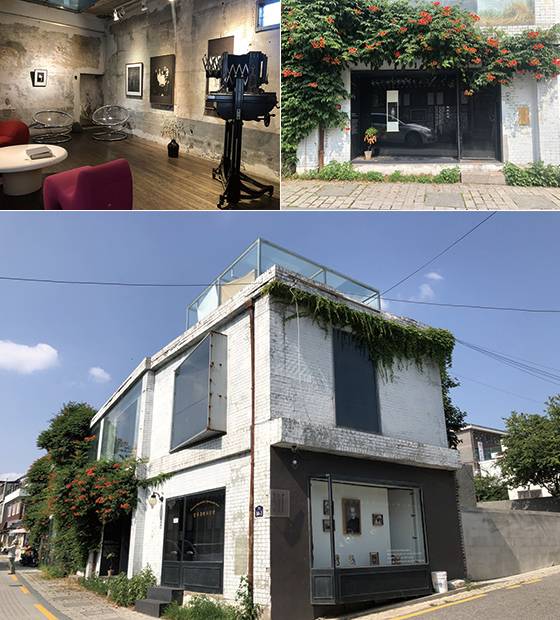 계동길의 인물 사진을 촬영한 김현식 사진가가 운영하는 정통 흑백 사진관 ‘물나무사진관’