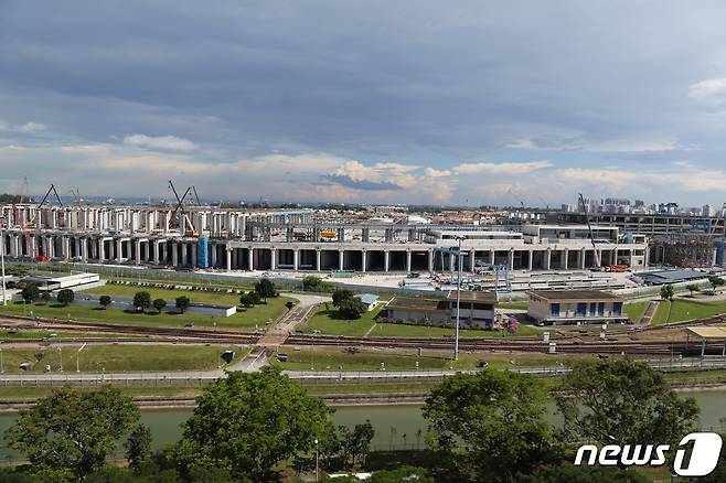 싱가포르 T301 현장(GS건설 제공)© 뉴스1
